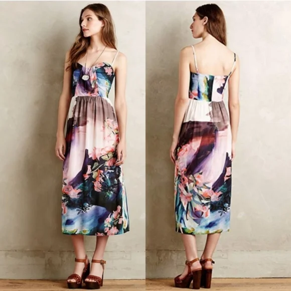 Anthropologie Corey Lynn Calter Daybreak Midi - Picture 1 of 9